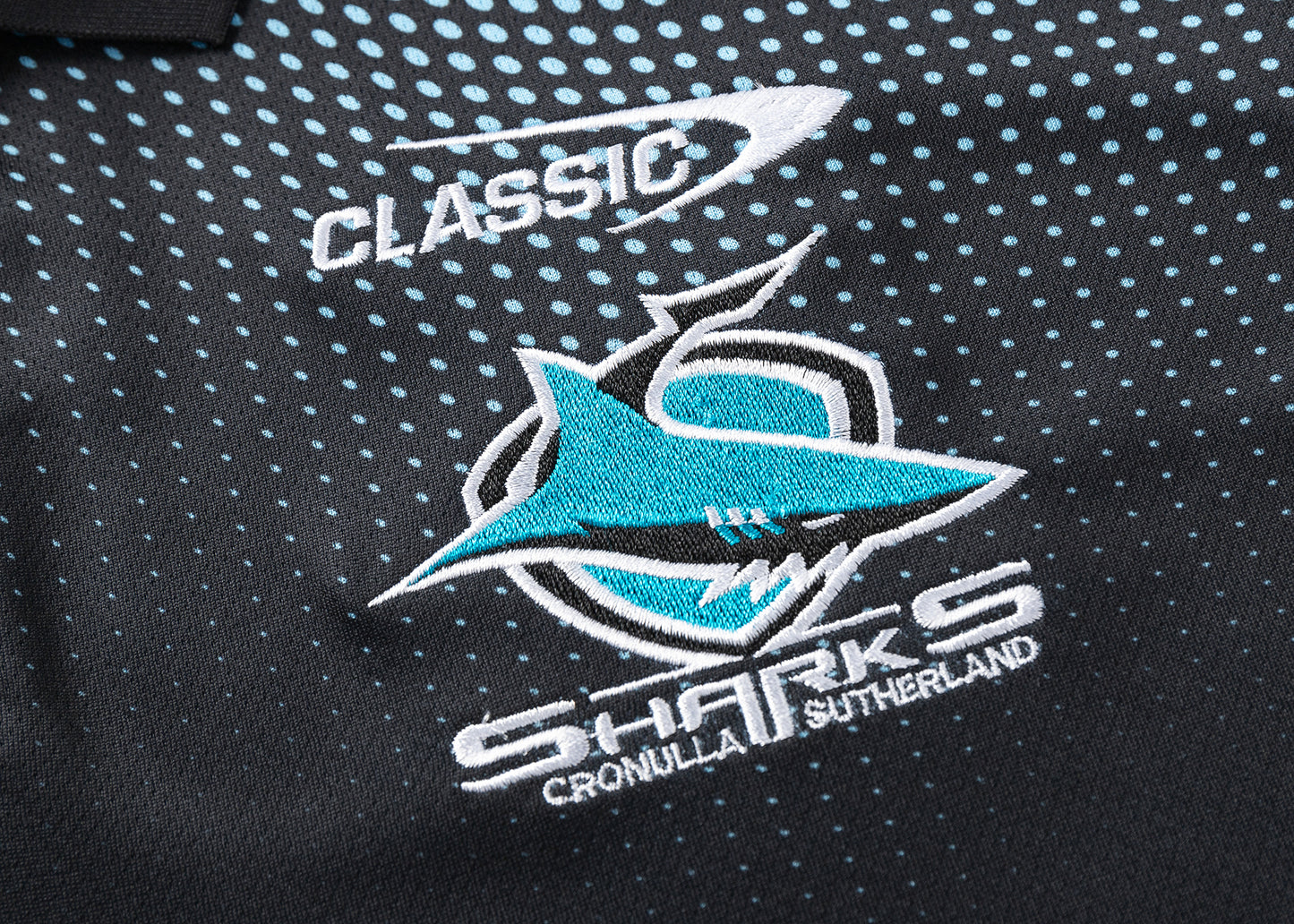 Cronulla-Sutherland Sharks 2025 Mens Media Polo