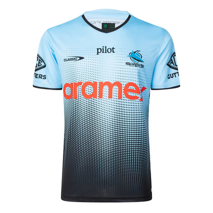 Cronulla-Sutherland Sharks 2025 Mens Training Tee