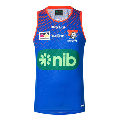 Newcastle Knights 2025 Mens Training Singlet - View 1