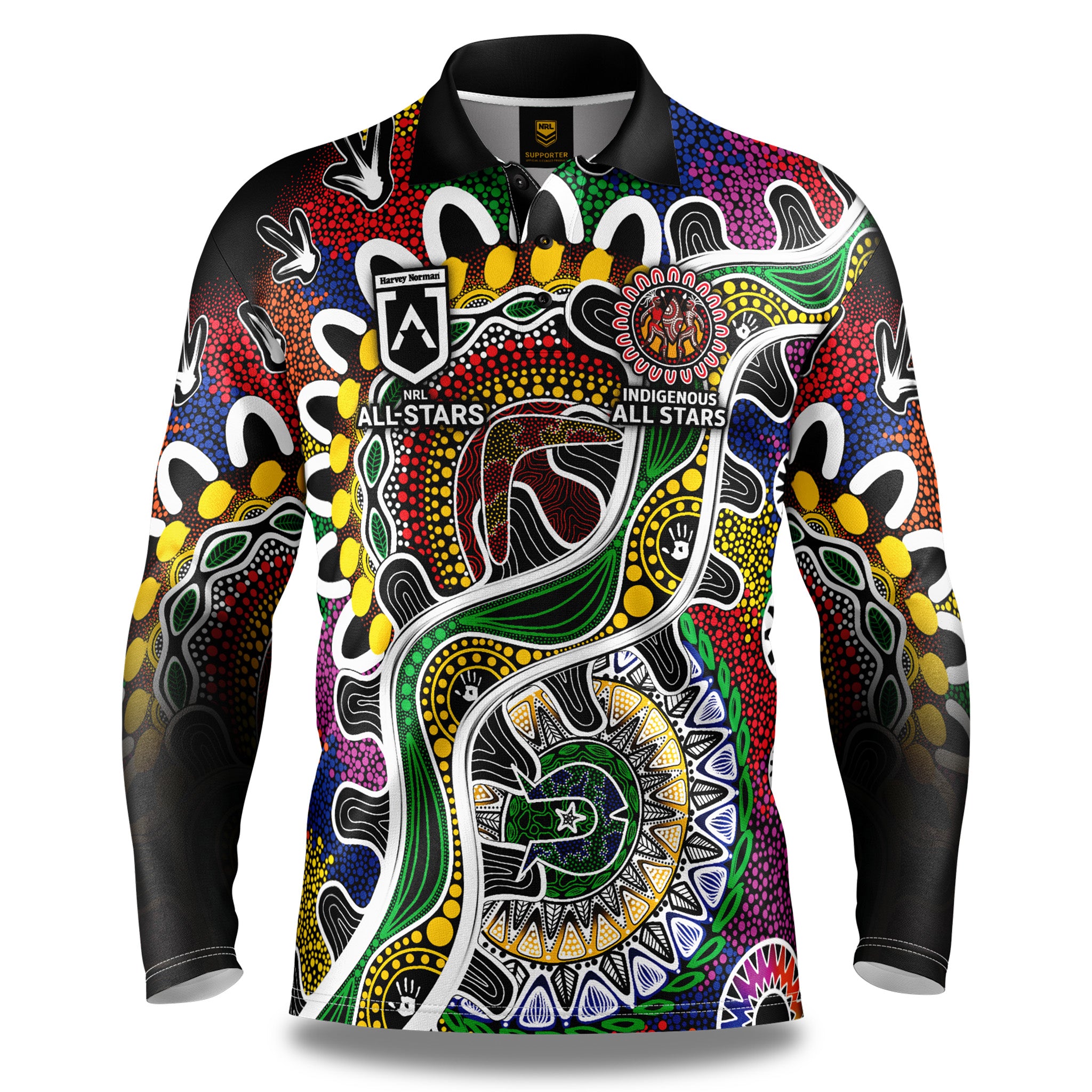 Indigenous All Stars 2024 Mens Fishing Shirt NRL Shop   INDIGENOUS ALL STARS 2024 1 