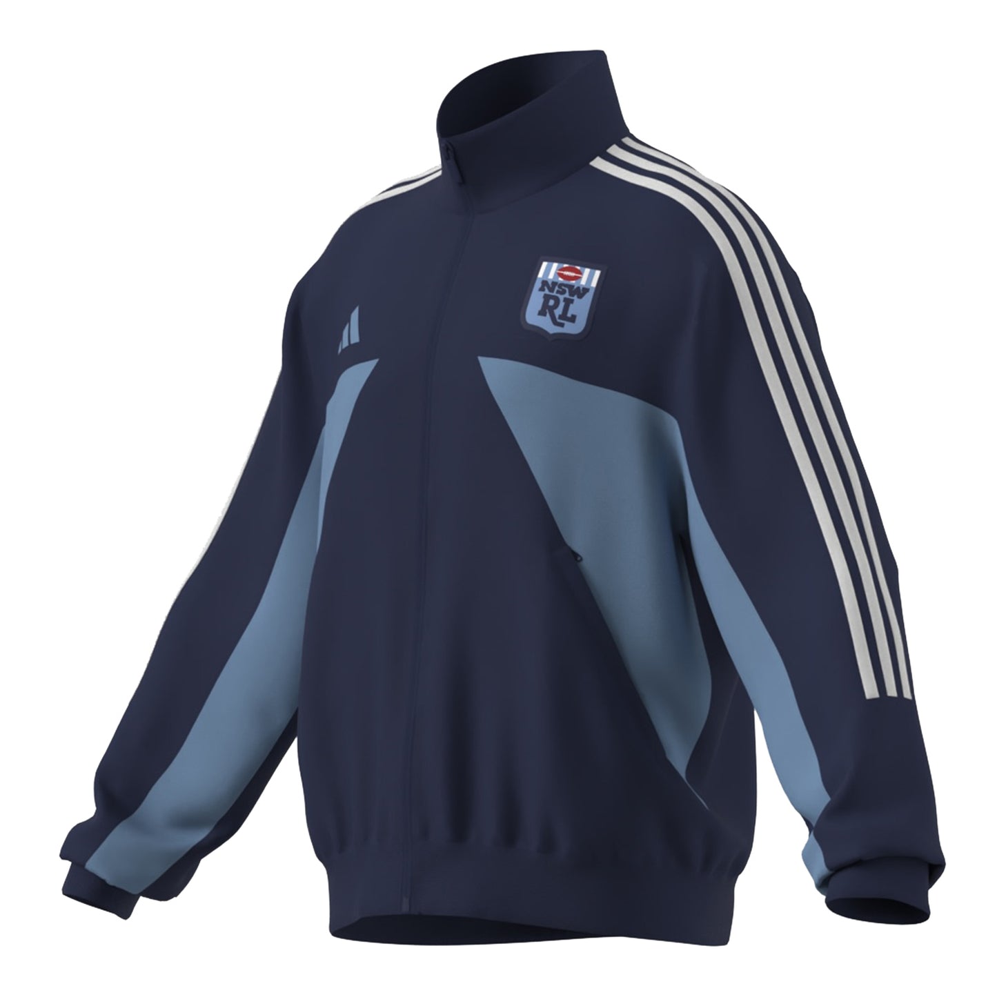 NSW Blues 2025 Mens Tiro Zip Through Jacket