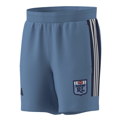 NSW Blues 2025 Mens Tiro Shorts - View 1