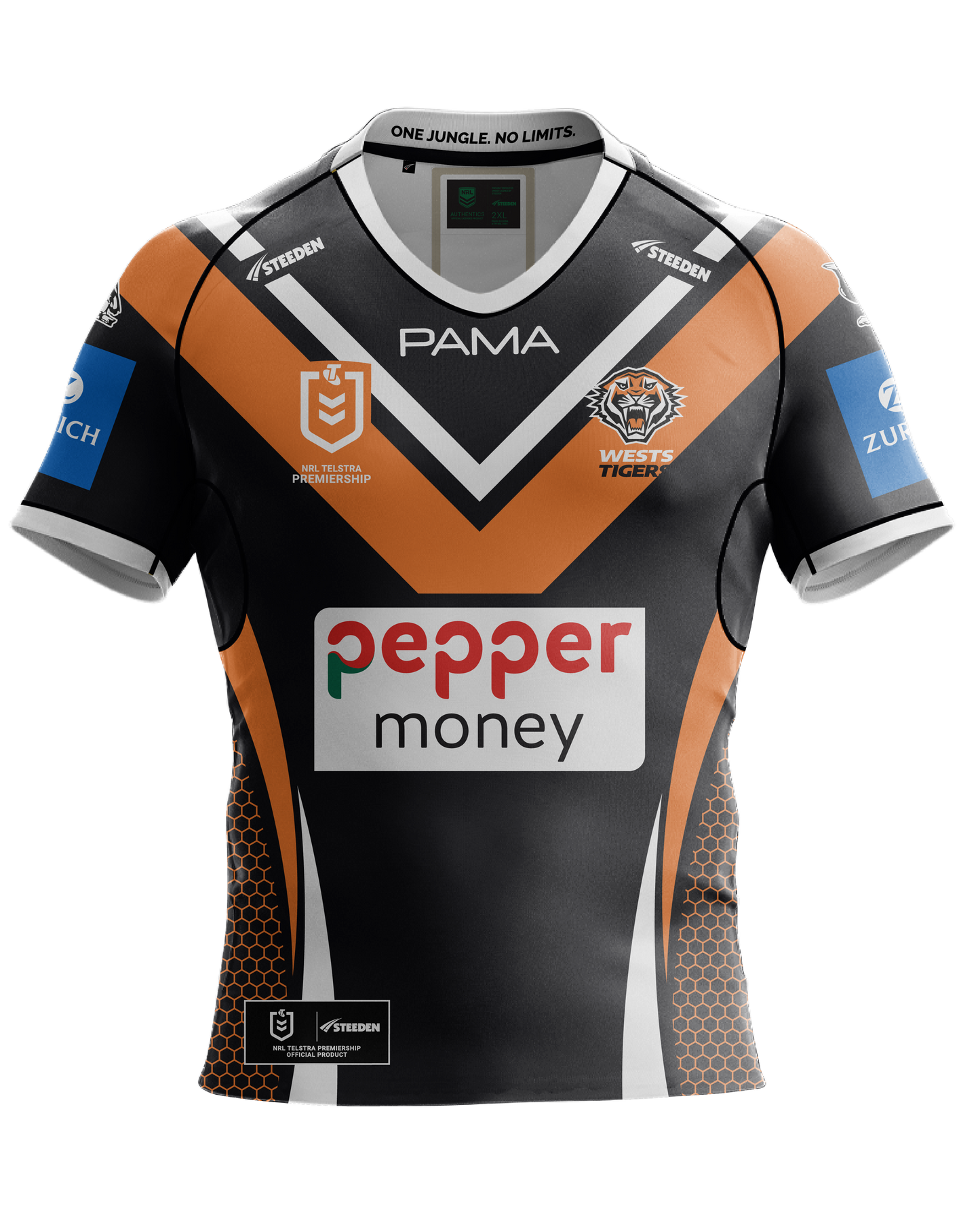 West Tigers 2025 Youth Home Jersey