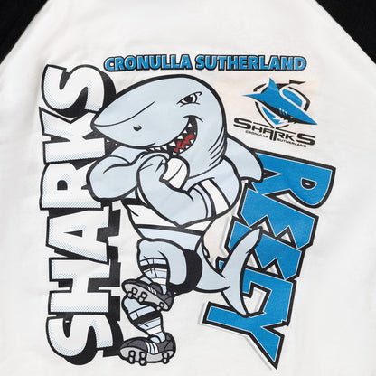 Cronulla-Sutherland Sharks Infant Raglan Cuffed Sleeve PJ Set