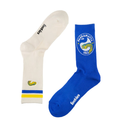 Parramatta Eels Icons Sneaker Sock 2 Pack