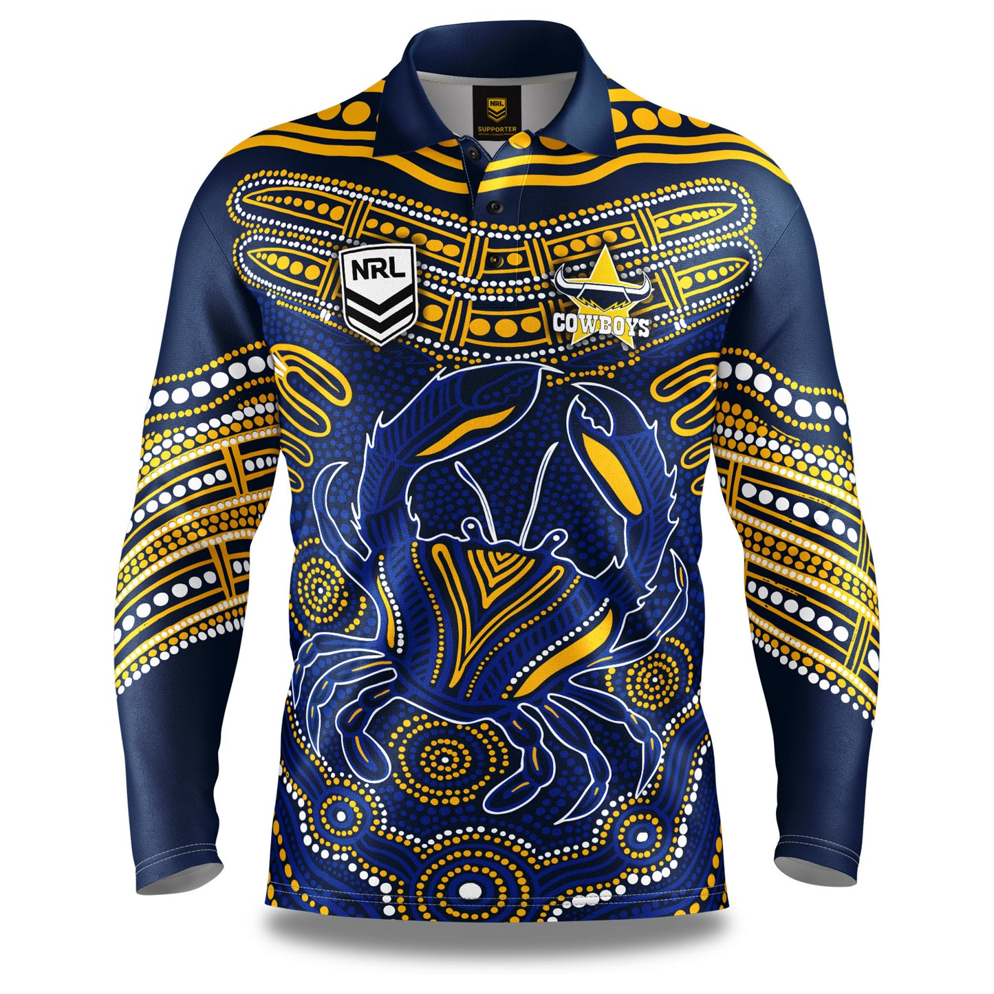 North Queensland Cowboys Mens Karumba Fishing Shirt