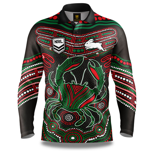 South Sydney Rabbitohs Mens Karumba Fishing Shirt