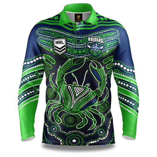 Canberra Raiders Mens Karumba Fishing Shirt