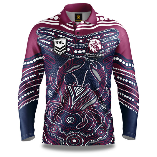 Manly-Warringah Sea Eagles Mens Karumba Fishing Shirt