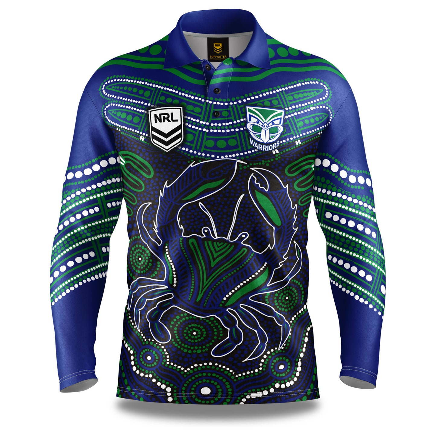 New Zealand Warriors Mens Karumba Fishing Shirt