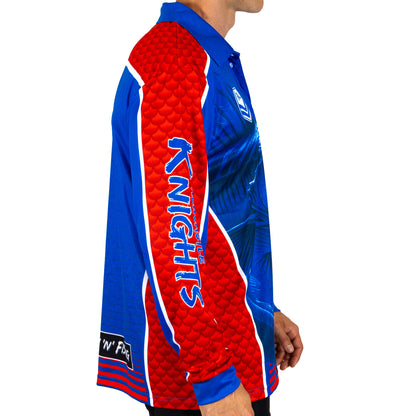 Newcastle Knights Mens Barracuda Fishing Shirt