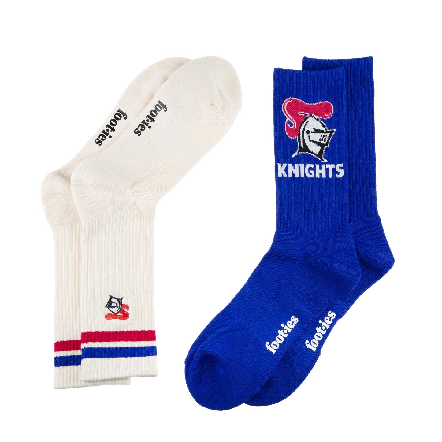 Newcastle Knights Icons Sneaker Sock 2 Pack