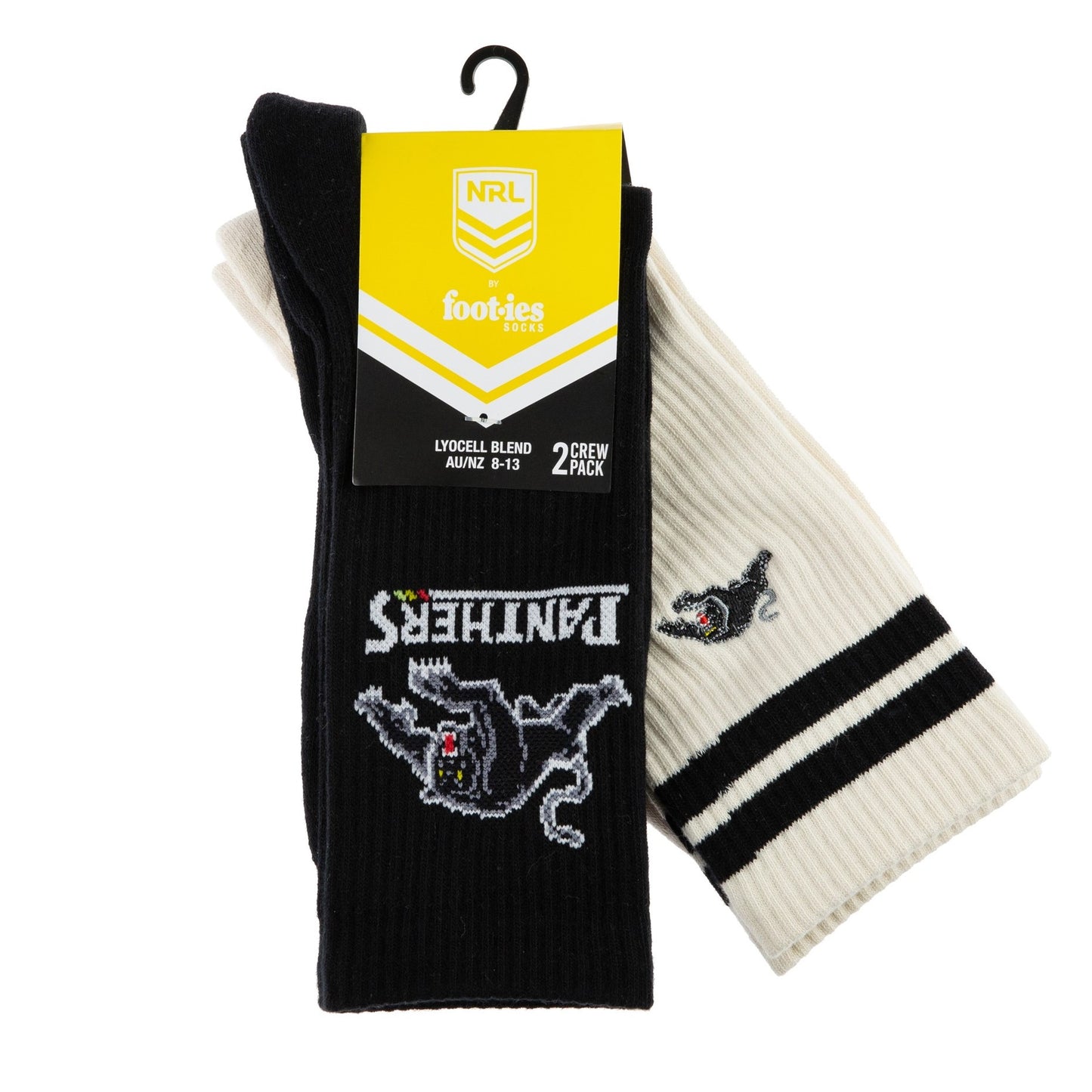 Penrith Panthers Icons Sneaker Sock 2 Pack