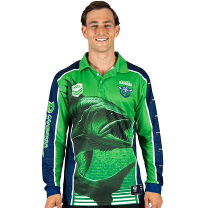 Canberra Raiders Mens Barracuda Fishing Shirt