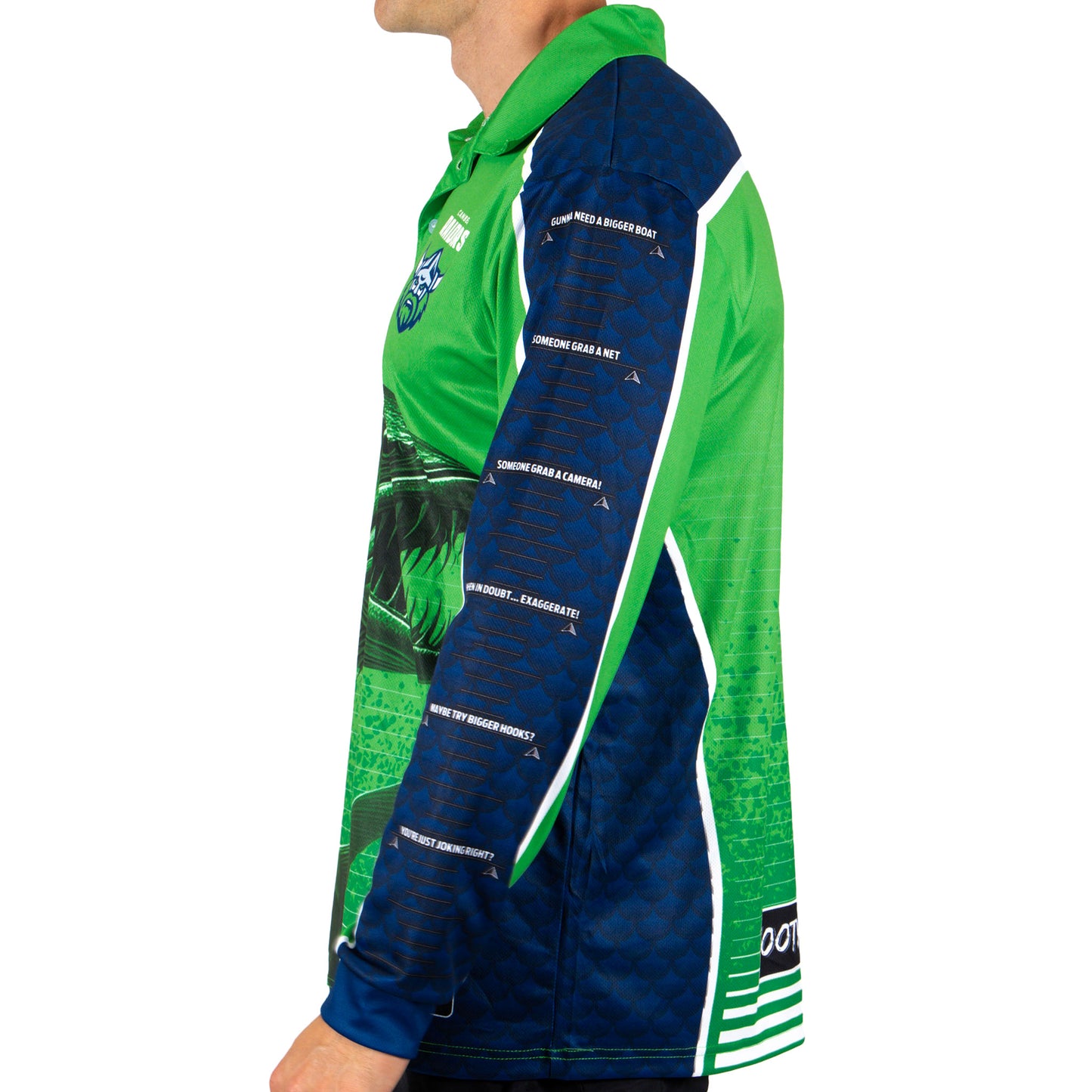 Canberra Raiders Mens Barracuda Fishing Shirt