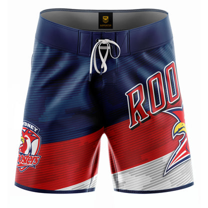 Sydney Roosters Youth Barrel Board Shorts - View 1