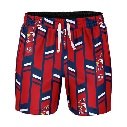 Sydney Roosters Mens Riviera Volley Swim Shorts - View 4