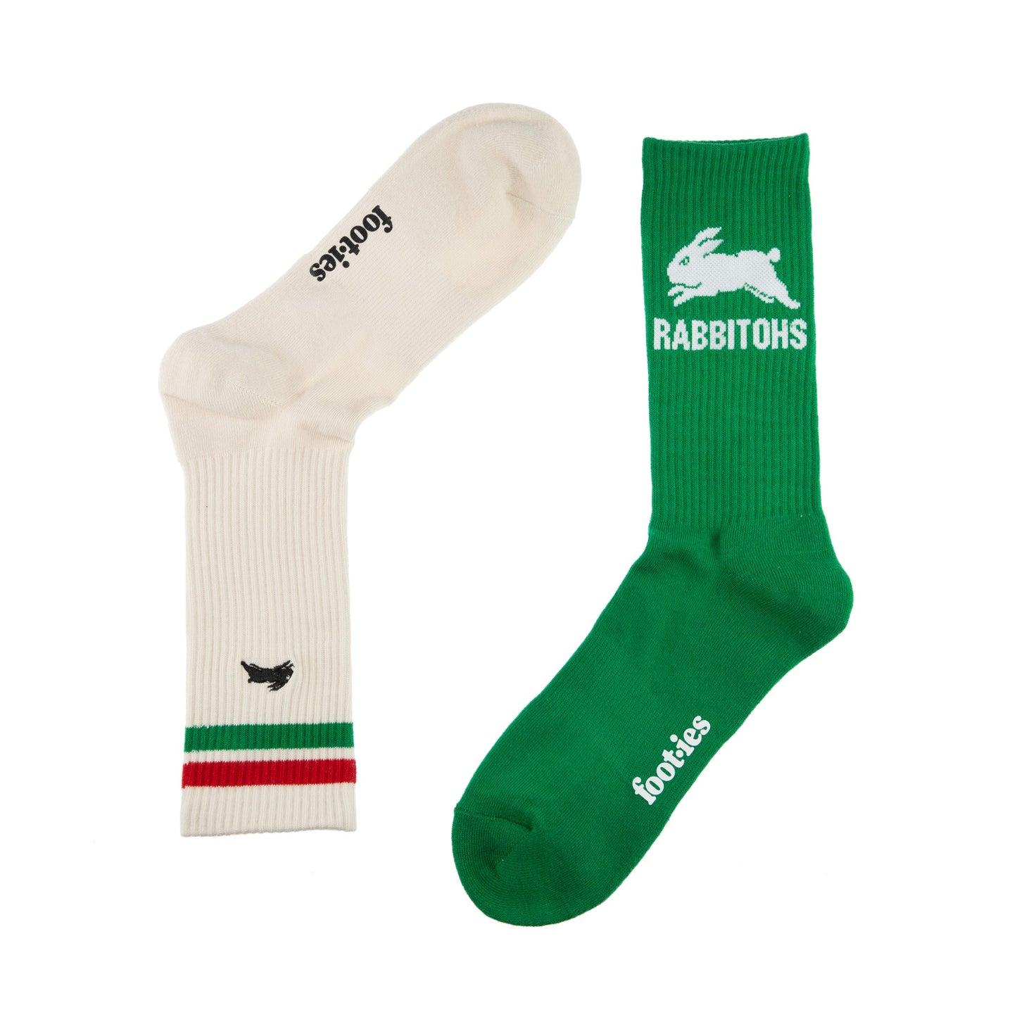 South Sydney Rabbitohs Icons Sneaker Sock 2 Pack