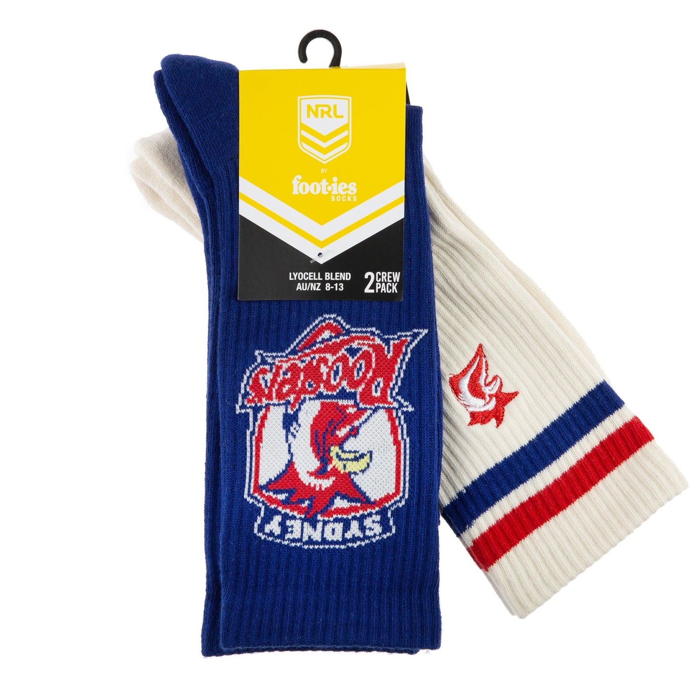 Sydney Roosters Icons Sneaker Sock 2 Pack