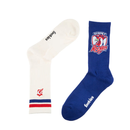 Sydney Roosters Icons Sneaker Sock 2 Pack