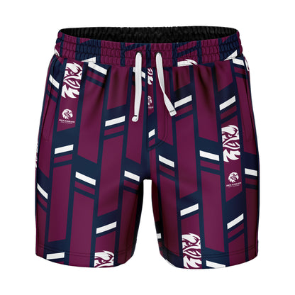 Manly-Warringah Sea Eagles Mens Riviera Volley Swim Shorts