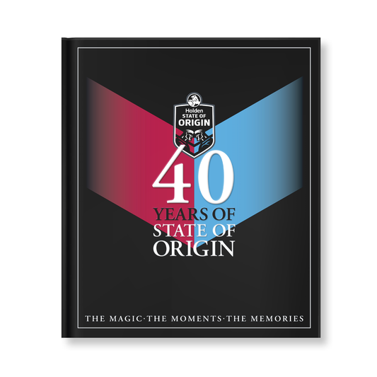 40 Years Of State of Origin Book