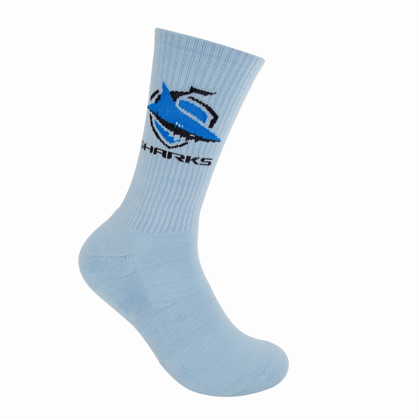 Cronulla-Sutherland Sharks Icons Sneaker Sock 2 Pack