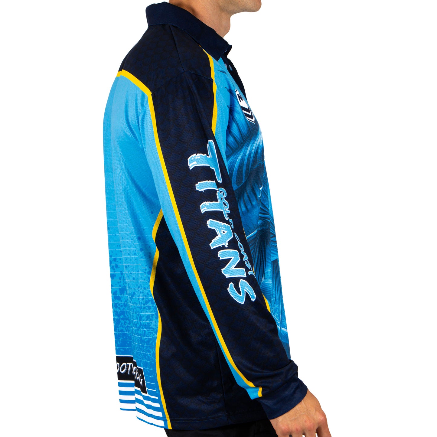 Gold Coast Titans Mens Barracuda Fishing Shirt