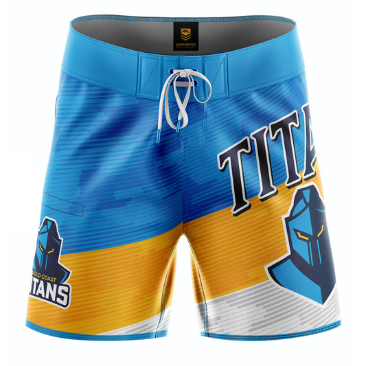 Gold Coast Titans Youth Barrel Board Shorts