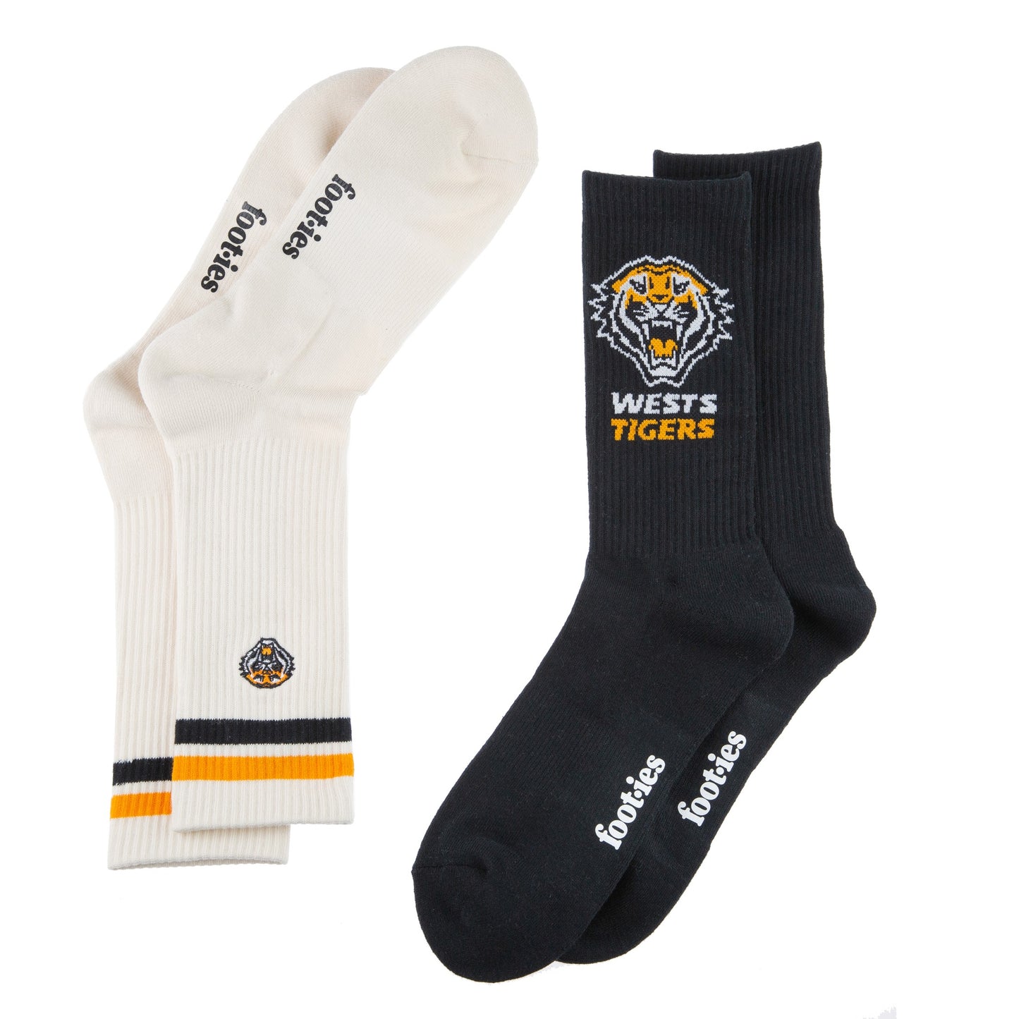 Wests Tigers Icons Sneaker Sock 2 Pack