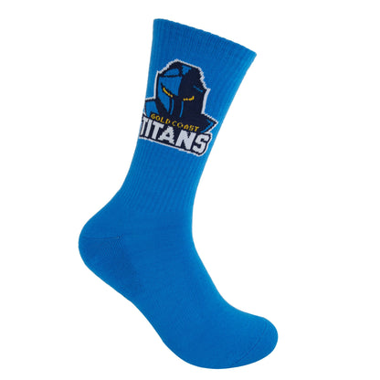 Gold Coast Titans Icons Sneaker Sock 2 Pack