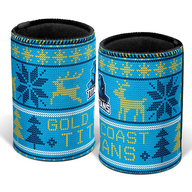 Gold Coast Titans Xmas Can Cooler