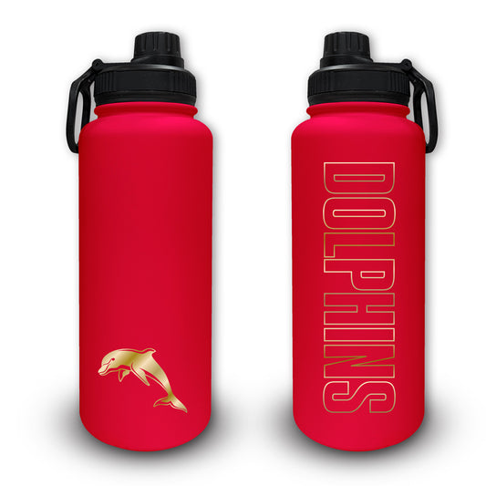 Dolphins 960ml Stainless Steel Drink Bottle