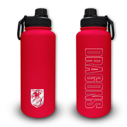 St. George-Illawarra Dragons 960ml Stainless Steel Drink Bottle