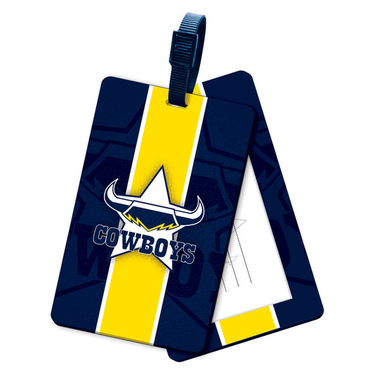 North Queensland Cowboys Rubber Bag Tag