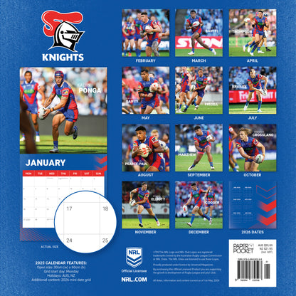 Newcastle Knights 2025 Calendar