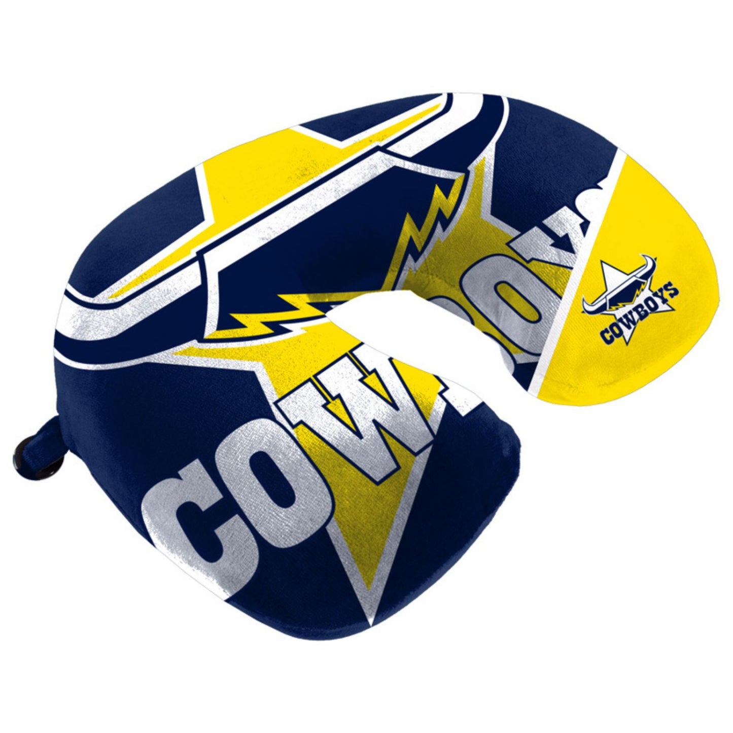 North Queensland Cowboys Travel Pillow