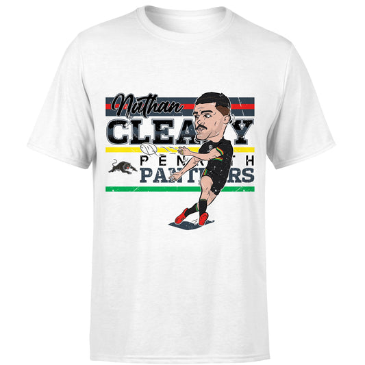 Penrith Panthers Nathan Cleary Adults Caricature Tee