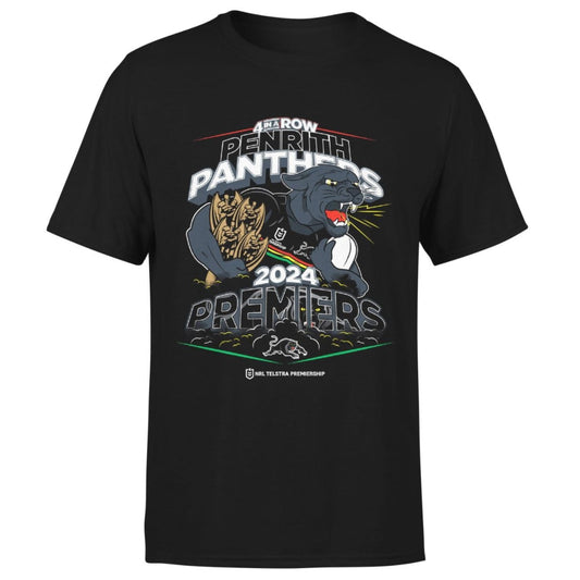 Penrith Panthers Mens 2024 Premiers T-Shirt