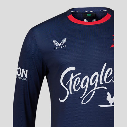 Sydney Roosters 2024 Mens Long Sleeve Training Tee