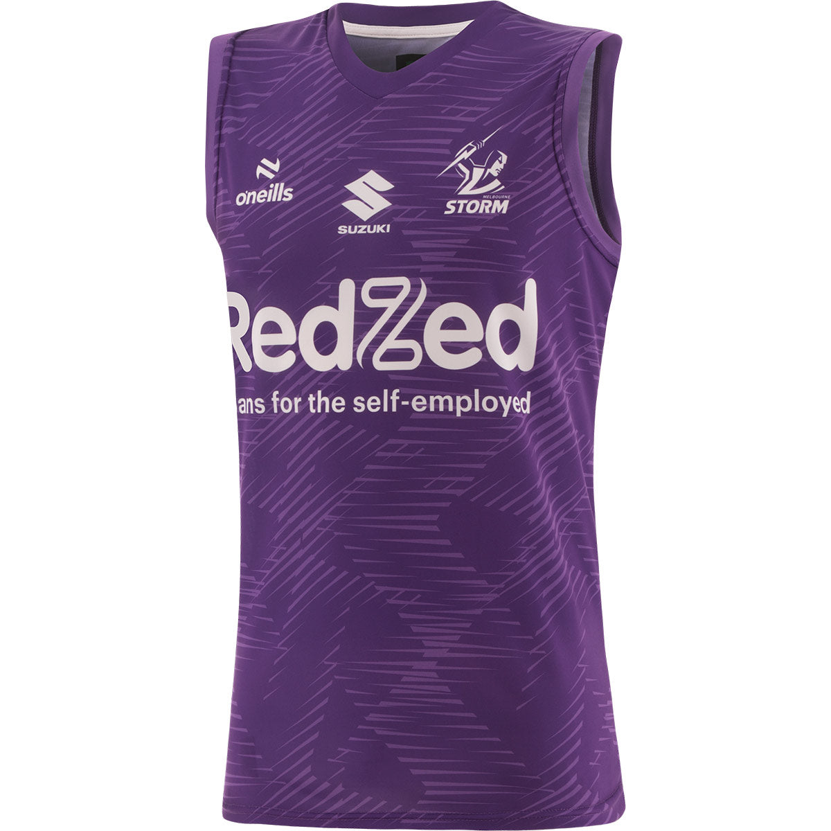 Melbourne Storm 2025 Mens Training Singlet Purple