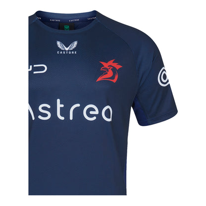 Sydney Roosters 2025 Mens Pro Players T-Shirt - View 4