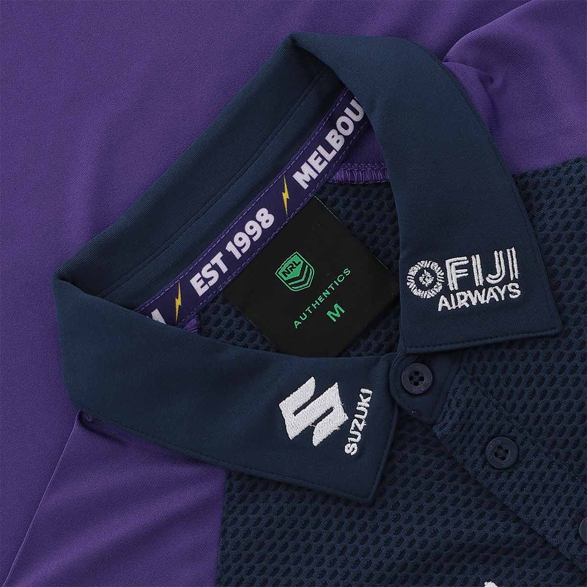 Melbourne Storm 2025 Mens Media Polo