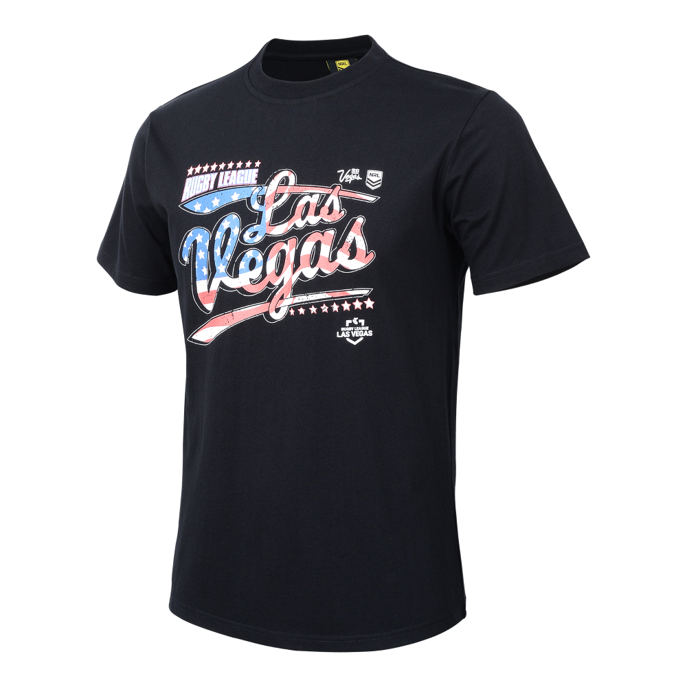 NRL Adults Las Vegas 2025 Flag T-Shirt