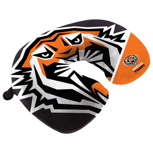 Wests Tigers Travel Pillow